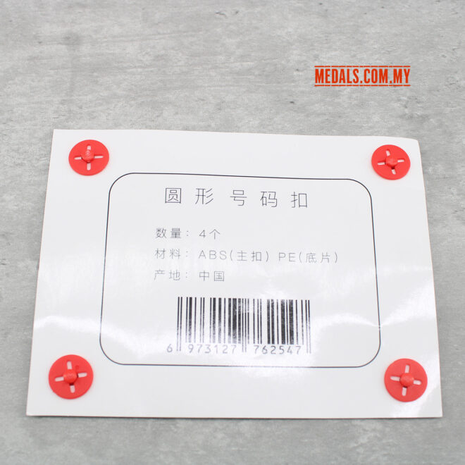 Custom Marathon Race Bib Clips Malaysia - Image 2
