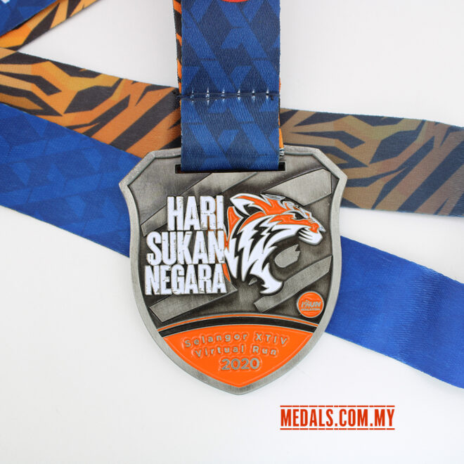 Custom Malay Hari Sukan Negara Sports Medals