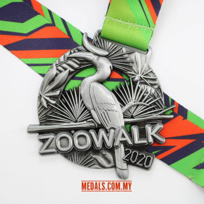 Custom Malaysia Zoo Walk Fun Run Medals