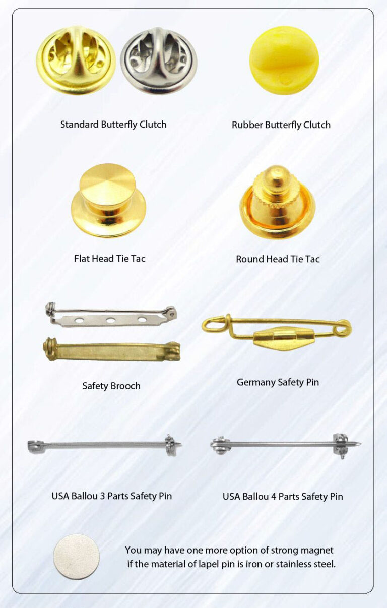 Custom Lapel Pins Attachment Options Explained
